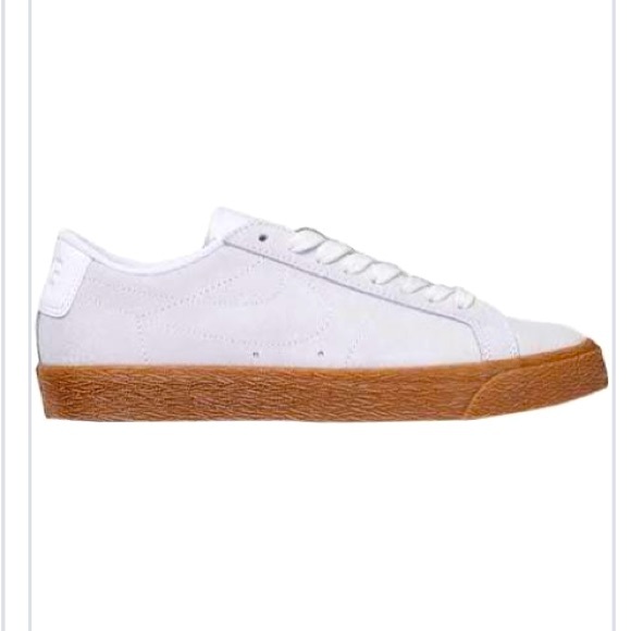 Nike SB Zoom Blazer Low - Summit White/Gum - Picture 1 of 2